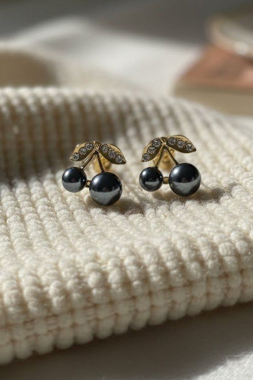 MIDNIGHT ORCHARD CHERRY STUDS