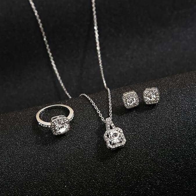 MOISSANITE CRYSTAL SET - 3 PCS