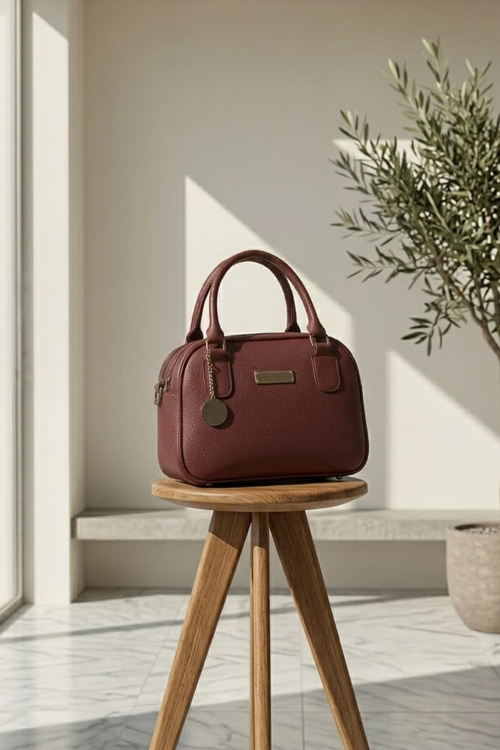 THE BOWLING BAG BURGUNDY