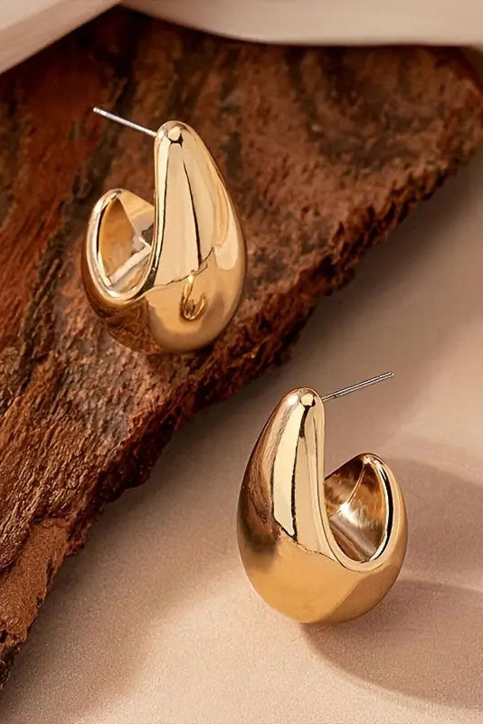 TEARDROP STUD GOLD