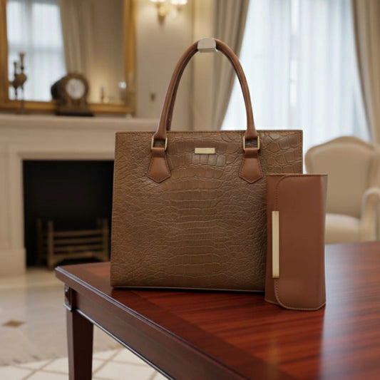 CROCO DUO - BROWN