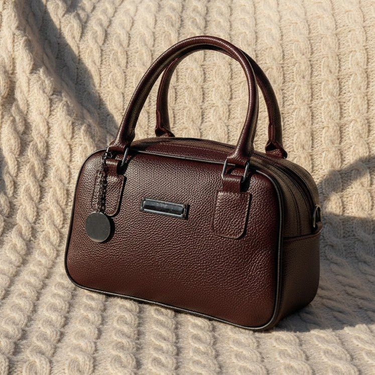 THE BOWLING BAG DARK BROWN