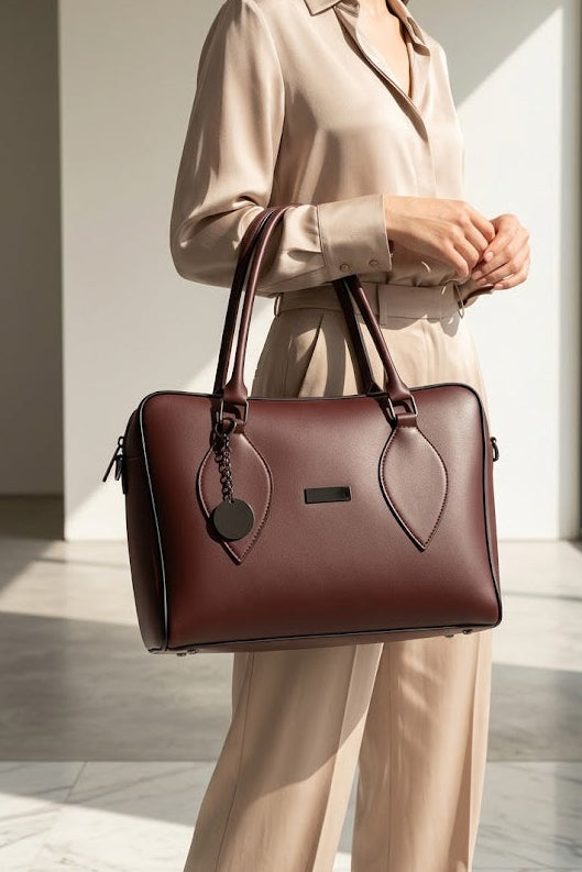 THE MAVEN CARRYALL CHOCOLATE BROWN
