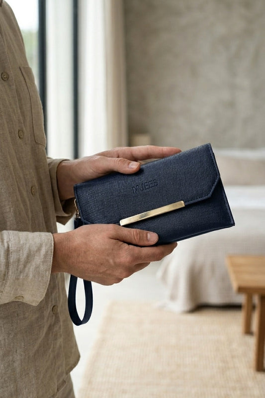 EASY MOM WALLET BLUE