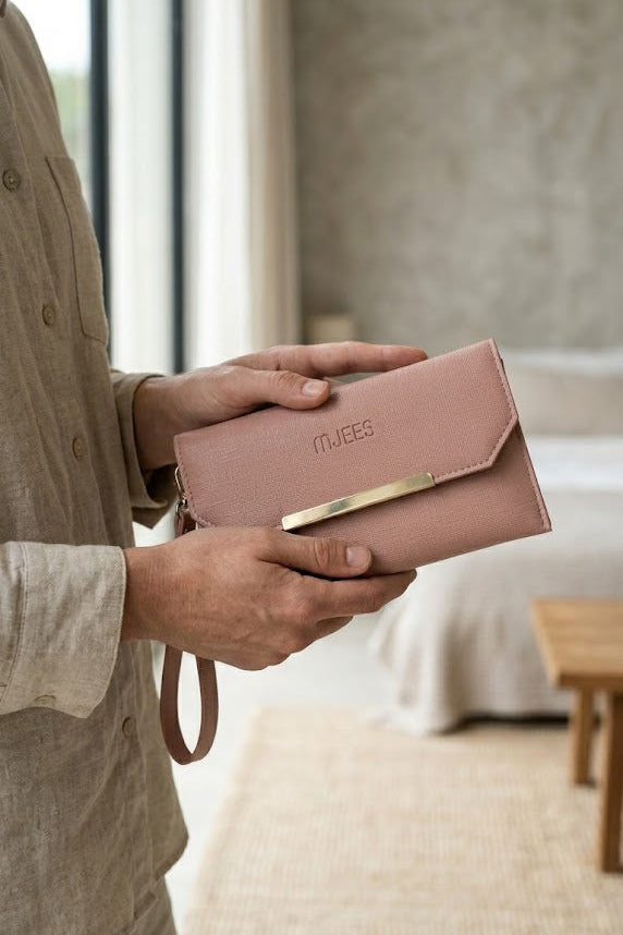 EASY MOM WALLET PEACH