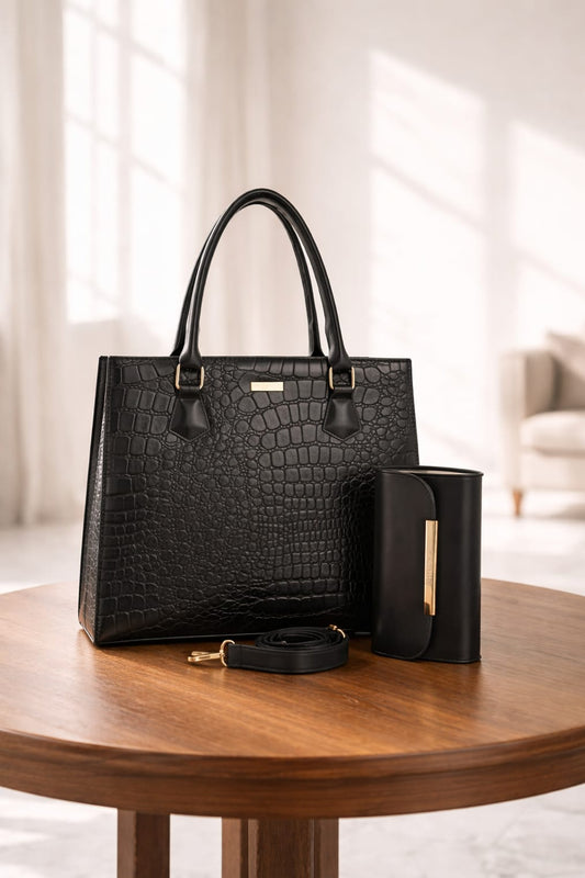 CROCO DUO - BLACK