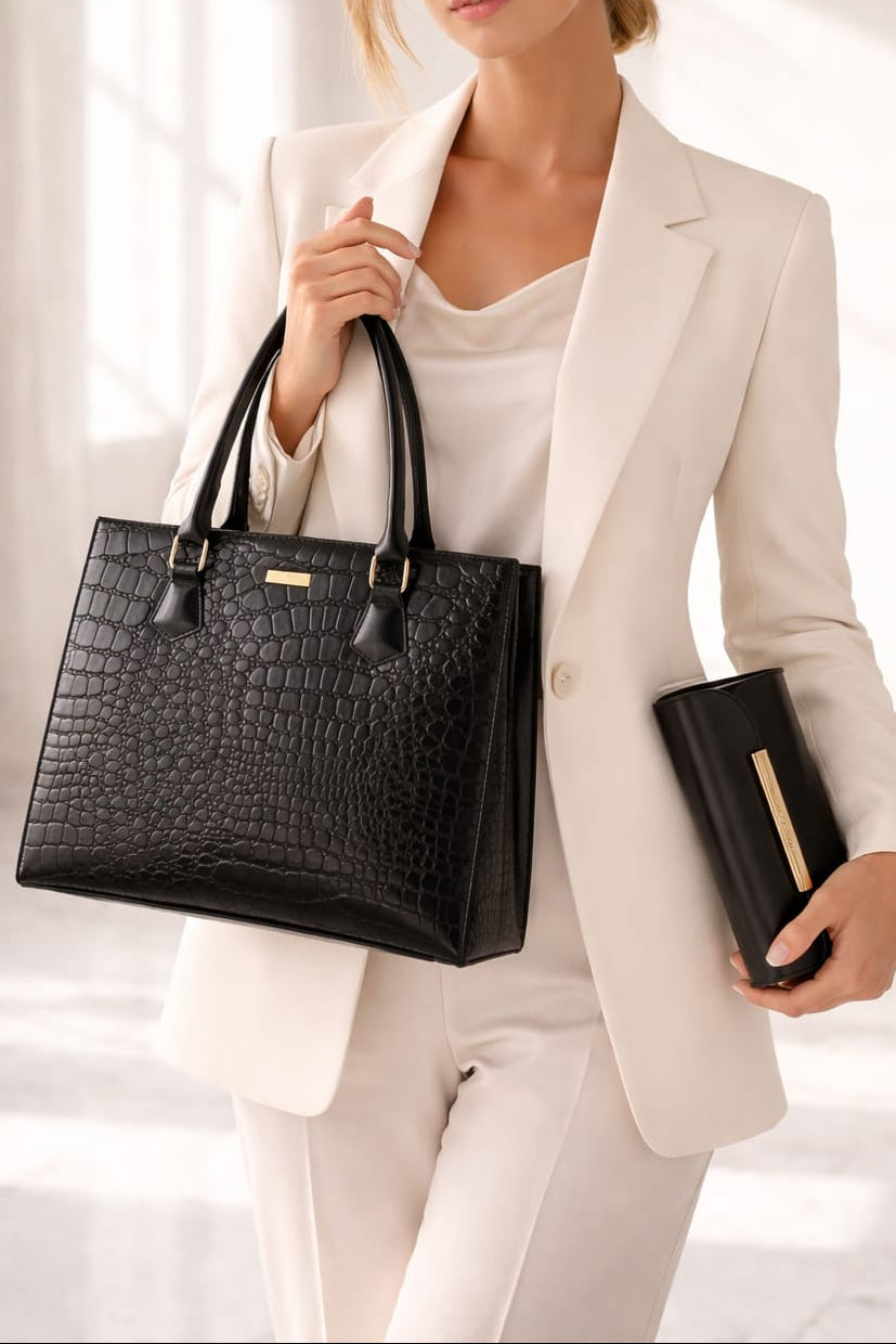 CROCO DUO - BLACK
