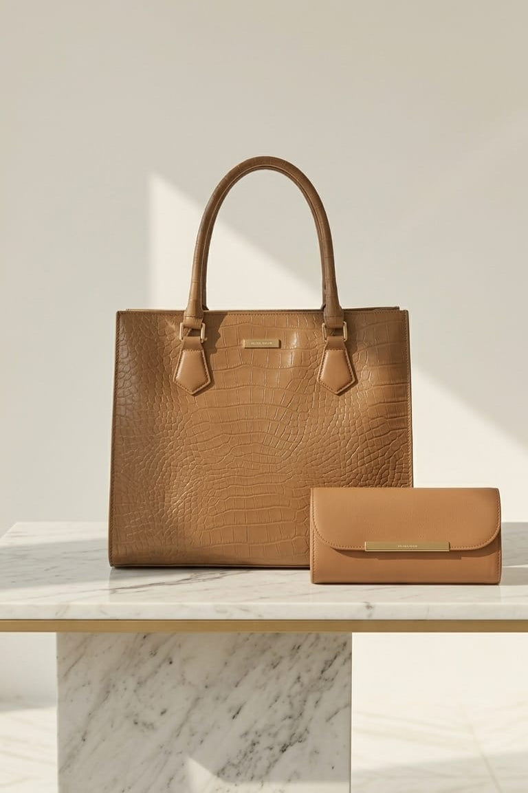 CROCO DUO - BROWN