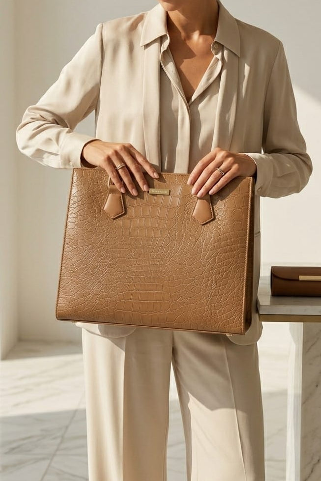 CROCO DUO - BROWN