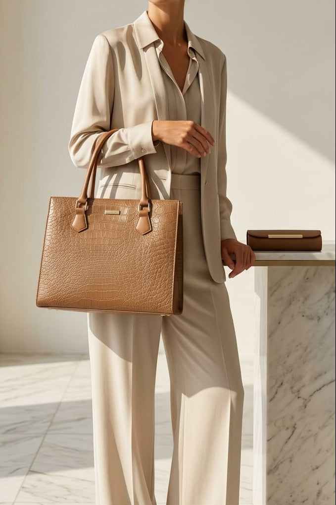 CROCO DUO - BROWN