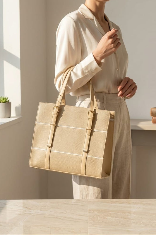 THE ARTISAN TOTE BEIGE