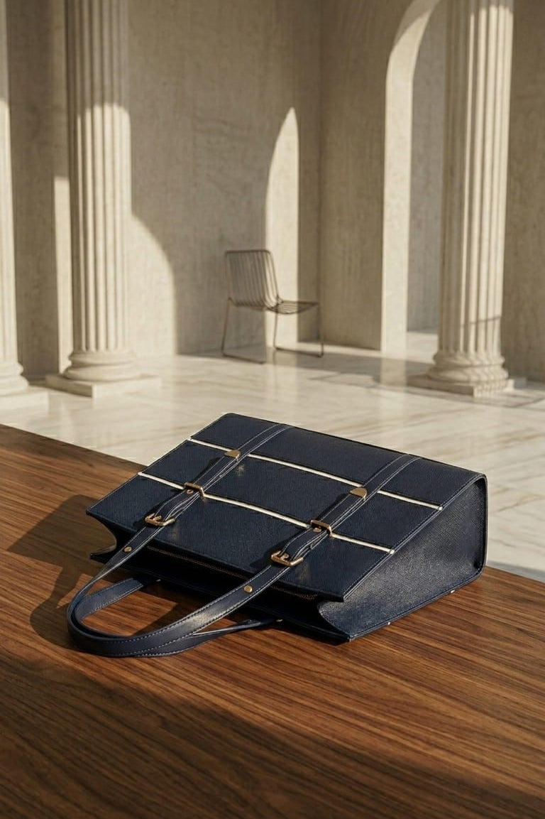 THE ARTISAN TOTE BLUE
