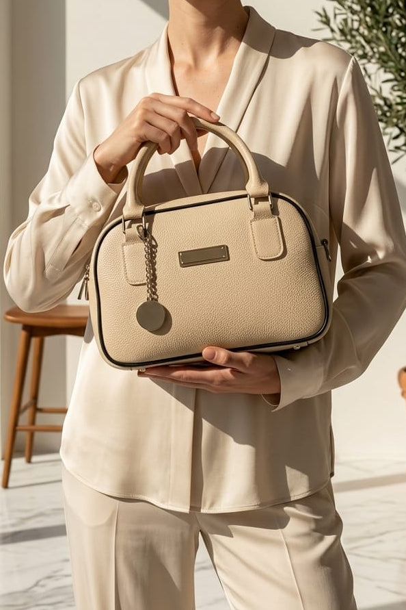 THE BOWLING BAG BEIGE