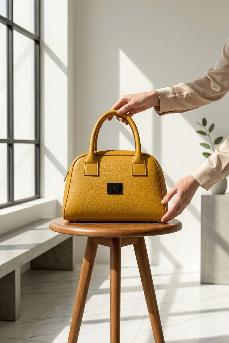 MINI TRAVEL BAG MUSTARD