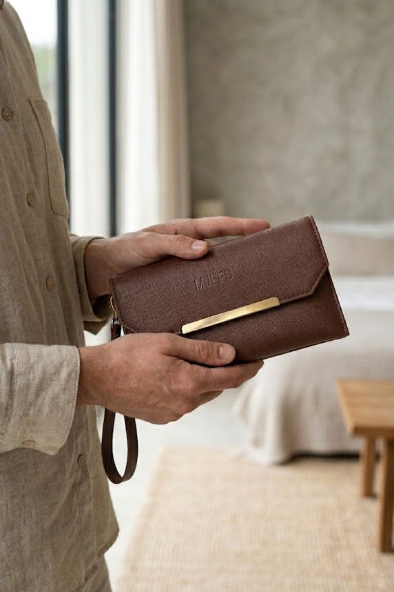 EASY MOM WALLET CHOCOLATE BROWN