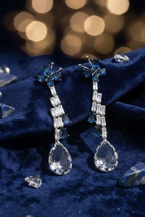 MIDNIGHT SAPPHIRE TEARDROPS