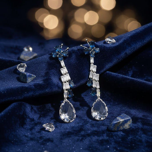 MIDNIGHT SAPPHIRE TEARDROPS