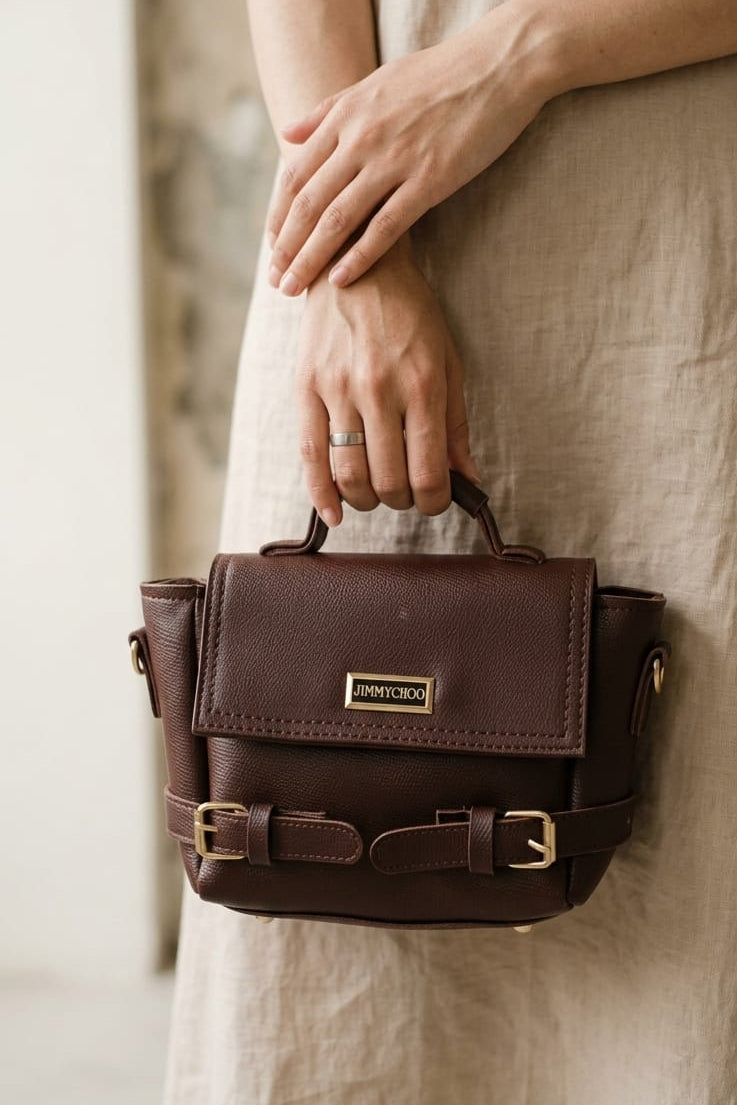 KAYLA CROSSBODY CHOCOLATE BROWN