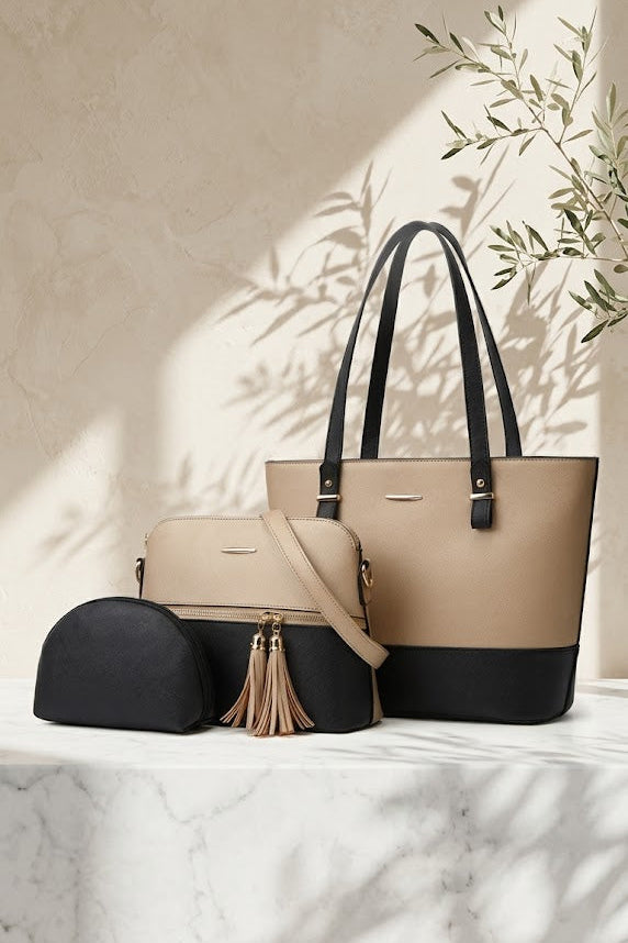 3 PCS SLAY SET BEIGE