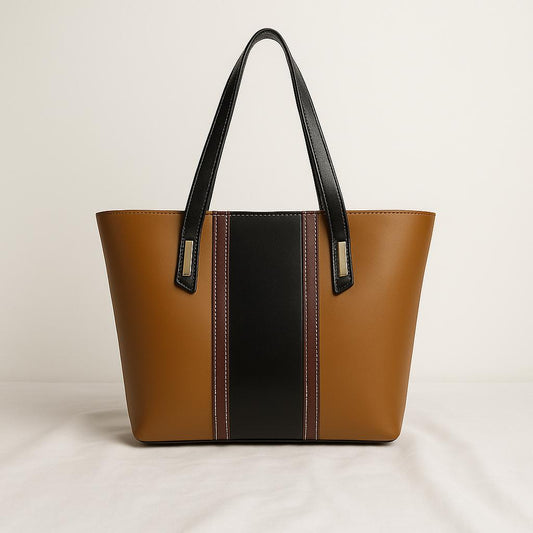 SATCHEL TOTE BROWN