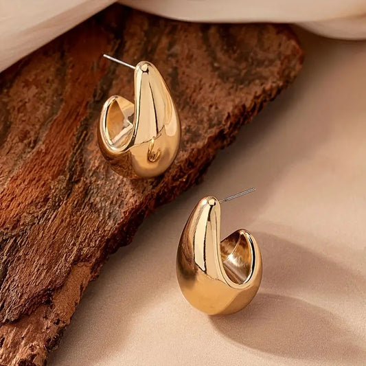 TEARDROP STUD GOLD